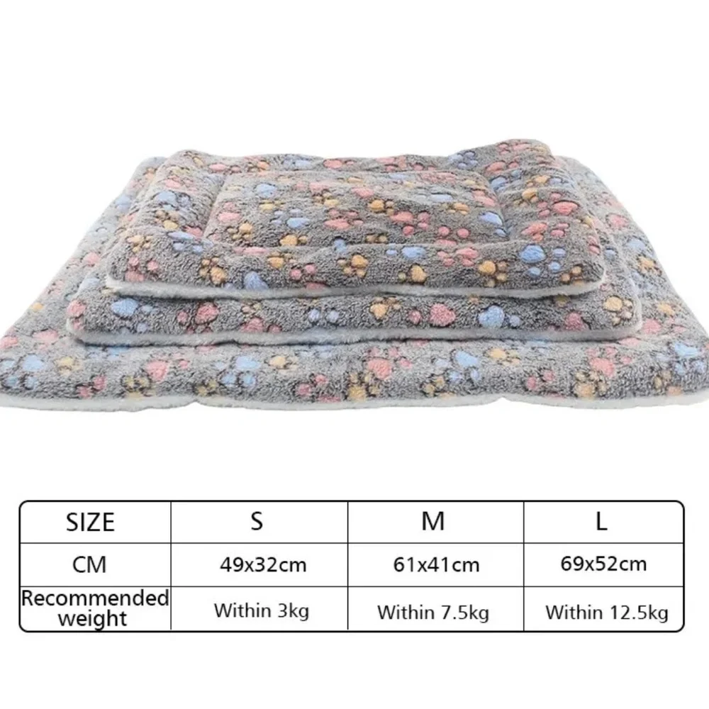 Heated Flannel Fabric Dog Bed